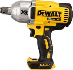 DeWALT - 3/4" Drive 20 Volt Mid-Handle Cordless Impact Wrench & Ratchet - 400/900/1,200 RPM, 0 to 2,400 BPM, 700 Ft/Lb Torque, Lithium-Ion Batteries Not Included - Eagle Tool & Supply