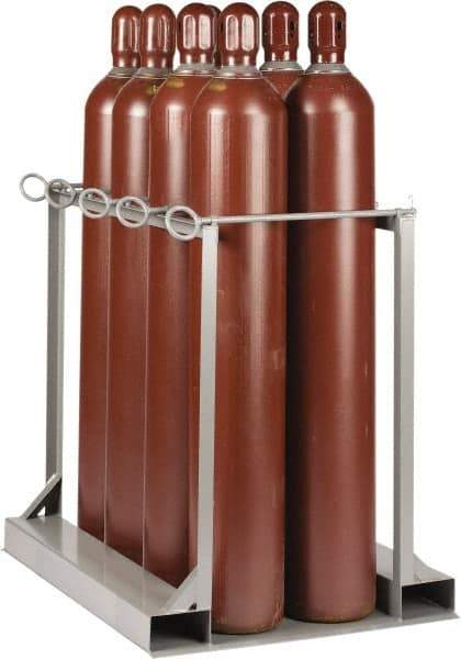 Little Giant - 8 Cylinder, Cylinder Pallet - 33" Wide x 41" High x 47" Deep - Eagle Tool & Supply