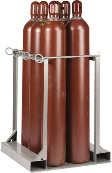 Little Giant - 6 Cylinder, Cylinder Pallet - 33" Wide x 41" High x 36" Deep - Eagle Tool & Supply