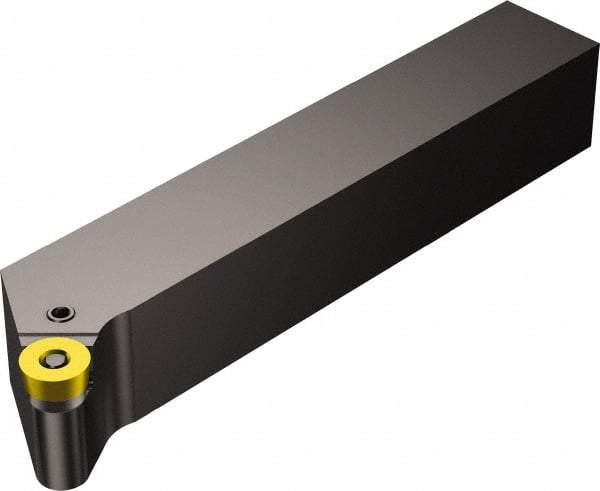 Sandvik Coromant - PRGC, Right Hand Cut, 25mm Shank Height x 25mm Shank Width, Neutral Rake Indexable Turning Toolholder - 150mm OAL, RCMX 12 04 00 Insert Compatibility, Series T-Max P - Eagle Tool & Supply