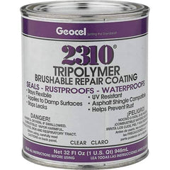 Geocel - 32 oz Can Brushable Repair Trypolymer Sealant - Clear - Eagle Tool & Supply