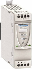 Schneider Electric - 72 Watt, 3 Amp, 100 to 120 VAC, 200 to 500 VAC Input, 24 VDC Output, DIN Rail Power Supply - Screw Connection, 165mm Wide x 155mm Deep x 143mm High, 87-100% Efficiency, Green LED Output, Red LED Output - Eagle Tool & Supply