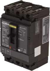 Square D - 20 Amp, 250 VDC, 600 VAC, 3 Pole, Panel Mount Molded Case Circuit Breaker - Thermal Magnetic Trip, 14-3/0 AWG, 87.4mm Deep x 162.6mm High x 104.7mm Wide - Eagle Tool & Supply