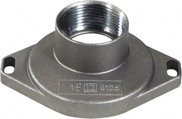 Square D - 1-1/4 Inch Conduit, Safety Switch Plate Hub - For Use with Load Centers, RB Devices - Eagle Tool & Supply