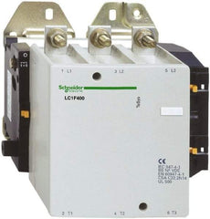 Schneider Electric - 3 Pole, 125 Coil VDC, 400 Amp at 440 VAC, Nonreversible IEC Contactor - Bureau Veritas, CCC, CSA, DNV, EN/IEC 60947-1, EN/IEC 60947-4-1, GL, JEM 1038, LROS, RINA, RMRoS, RoHS Compliant, UL Listed - Eagle Tool & Supply