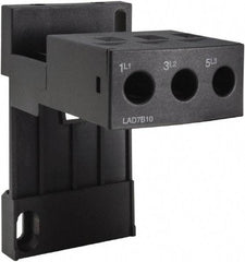 Schneider Electric - 38 Amp Circuit Breaker Terminal Block - Use with TeSys, TeSys D - Eagle Tool & Supply
