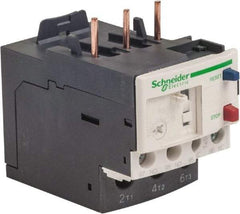 Schneider Electric - 3 Pole, NEMA Size 0-1, 9 to 13 Amp, 690 VAC, Thermal NEMA Overload Relay - Trip Class 20, For Use with LC1D12, LC1D18, LC1D25, LC1D32 and LC1D38 - Eagle Tool & Supply