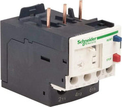 Schneider Electric - 3 Pole, NEMA Size 00-1, 2.5 to 4 Amp, 690 VAC, Thermal NEMA Overload Relay - Trip Class 20, For Use with LC1D09, LC1D12, LC1D18, LC1D25, LC1D32 and LC1D38 - Eagle Tool & Supply