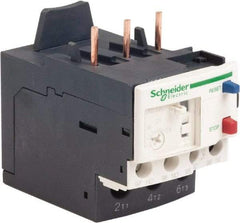 Schneider Electric - 3 Pole, NEMA Size 0-1, 16 to 24 Amp, 690 VAC, Thermal NEMA Overload Relay - Trip Class 20, For Use with LC1D18, LC1D25, LC1D32 and LC1D38 - Eagle Tool & Supply