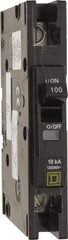 Square D - 100 Amp, 240 VAC, 1 Pole, Panel Mount Miniature Circuit Breaker - 14-2 AWG - Eagle Tool & Supply
