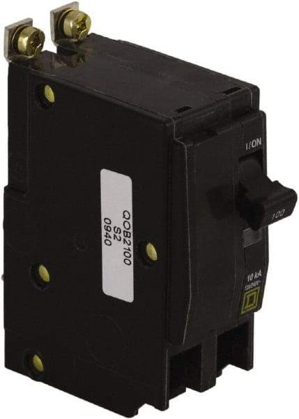 Square D - 100 Amp, 240 VAC, 2 Pole, Plug In Miniature Circuit Breaker - 4-2/0 AWG - Eagle Tool & Supply