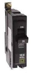 Square D - 25 Amp, 240 VAC, 1 Pole, Bolt On Miniature Circuit Breaker - 14-8 AWG - Eagle Tool & Supply
