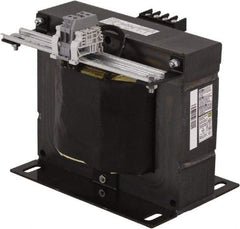 Square D - 3,000 VA, Top Mount Fuse Block Control Transformer - 50/60 Hz, 9.15 Inch Deep x 8-3/4 Inch High - Eagle Tool & Supply