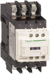 Schneider Electric - 3 Pole, 208 Coil VAC at 50/60 Hz, 40 Amp at 440 VAC, Nonreversible IEC Contactor - CCC, CSA, CSA C22.2 No. 14, EN/IEC 60947-4-1, EN/IEC 60947-5-1, GOST, RoHS Compliant, UL 508, UL Listed - Eagle Tool & Supply