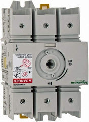 Schneider Electric - 600VAC at 50/60 Hz, 3 Pole, Nonfused Cam & Disconnect Switch - 3.13 Inch Wide x x 4.92 Inch High x x 2.52 Inch Deep - Eagle Tool & Supply