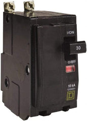 Square D - 25 Amp, 240 VAC, 2 Pole, Bolt On Miniature Circuit Breaker - 14-8 AWG - Eagle Tool & Supply