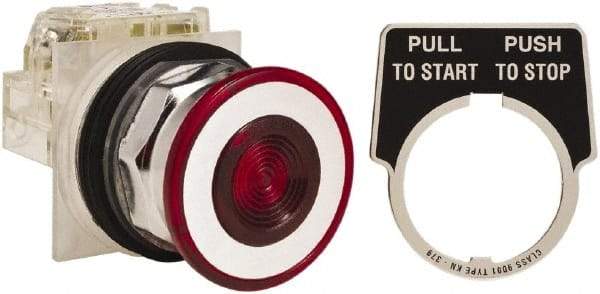 Schneider Electric - 30mm Mount Hole, Pushbutton Switch Only - Eagle Tool & Supply