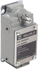 Square D - DPST, 2NO, 600 Volt Screw Terminal, Rotary Spring Return Actuator, General Purpose Limit Switch - 1, 2, 4, 12, 13 NEMA Rating, IP67 IPR Rating - Eagle Tool & Supply