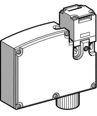 Telemecanique Sensors - 2NC Configuration, 240 VAC, 5 Amp, Key Safety Limit Switch - 1.3 Inch Deep x 3.67 Inch High, IP67 Ingress Rating - Eagle Tool & Supply