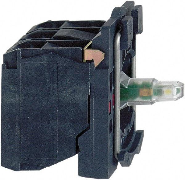 Schneider Electric - 110-120 V Orange Lens LED Indicating Light - Screw Clamp Connector, Vibration Resistant - Eagle Tool & Supply