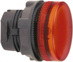 Schneider Electric - Round Pilot and Indicator Light Lens - Red - Eagle Tool & Supply