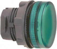 Schneider Electric - Round Pilot and Indicator Light Lens - Green - Eagle Tool & Supply