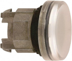 Schneider Electric - White Lens LED Pilot Light - Round Lens, Shock Resistant, Vibration Resistant, Water Resistant - Eagle Tool & Supply