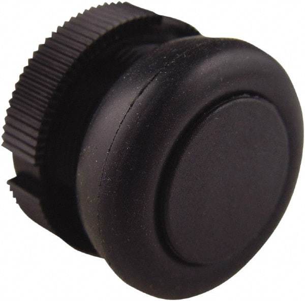 Square D - Pushbutton Switch Head - Black, Round Button - Eagle Tool & Supply