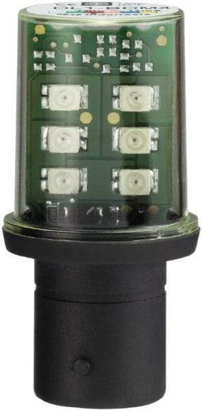 Schneider Electric - Yellow, Visible Signal Replacement LED Bulb - For Use with Beacon, Indicator Bank - Eagle Tool & Supply