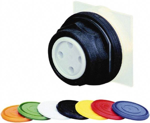 Schneider Electric - 30mm Mount Hole, Flush, Pushbutton Switch - Round, Multicolor Pushbutton, Momentary (MO) - Eagle Tool & Supply