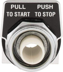 Schneider Electric - 30mm Mount Hole, Extended Straight, Pushbutton Switch Only - Maintained (MA) - Eagle Tool & Supply