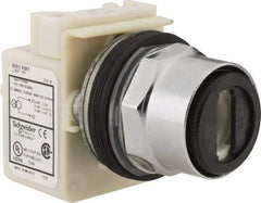 Schneider Electric - 1.18 Inch Mount Hole, 2 Position, Pushbutton Operated, Selector Switch Only - Maintained (MA), Weatherproof and Dust and Oil Resistant - Eagle Tool & Supply