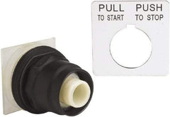 Schneider Electric - 30mm Mount Hole, Extended Straight, Pushbutton Switch Only - Maintained (MA) - Eagle Tool & Supply