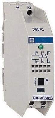 Schneider Electric - 8 Milliamp, NO/NC Configuration, Interface Relay Module - DIN Rail Mount, 23 to 104°F, 115 to 127 VAC - Eagle Tool & Supply