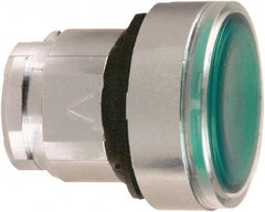 Schneider Electric - 22mm Mount Hole, Flush, Pushbutton Switch Only - Round, Green Pushbutton, Nonilluminated, Momentary (MO) - Eagle Tool & Supply