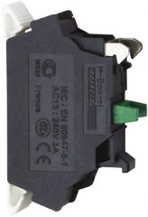 Schneider Electric - NC, Electrical Switch Contact Block - Spring Clamp Terminal - Eagle Tool & Supply