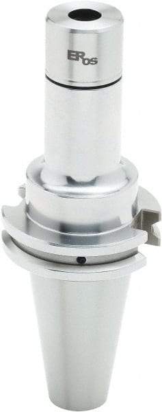 Parlec - 0.04" to 1/2" Capacity, 4" Projection, CAT40 Taper Shank, ERos20 Collet Chuck - 1/2" Shank Diam - Exact Industrial Supply