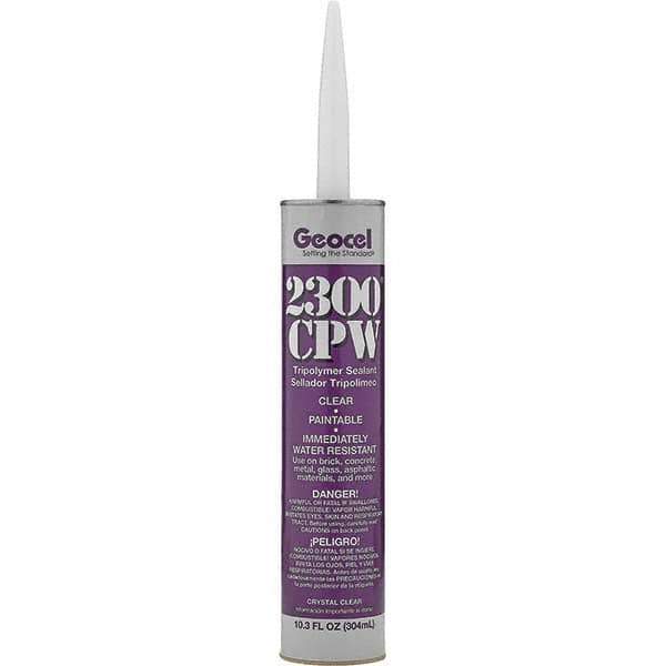 Geocel - 10.3 oz Tube Clear Tripolymer Sealant - Outdoor - Eagle Tool & Supply