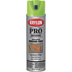 Krylon - 15 fl oz Green Marking Paint - Water Base Formula - Eagle Tool & Supply