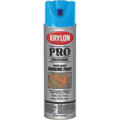 Krylon - 15 fl oz Yellow Marking Paint - Water Base Formula - Eagle Tool & Supply