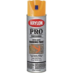 Krylon - 15 fl oz Orange Marking Paint - Water Base Formula - Eagle Tool & Supply