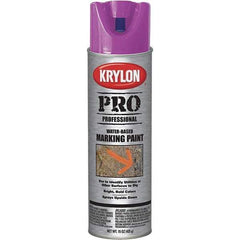 Krylon - 15 fl oz Purple Marking Paint - Water Base Formula - Eagle Tool & Supply