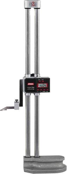 SPI - 18" Electronic Height Gage - 0.001" Resolution, Accurate to 0.0015", Digital Display - Eagle Tool & Supply