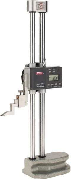 SPI - 12" Electronic Height Gage - 0.001" Resolution, Accurate to 0.001", Digital Display - Eagle Tool & Supply