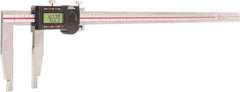 SPI - 0 to 600mm Range, 0.01mm Resolution, Electronic Caliper - Stainless Steel with 100mm Stainless Steel Jaws, 0.003" Accuracy, Micro USB Output - Eagle Tool & Supply
