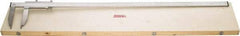 SPI - 0 to 1,500mm Stainless Steel Vernier Caliper - 0.02mm Graduation, 200mm Jaw Depth, 0.11mm Accuracy - Eagle Tool & Supply