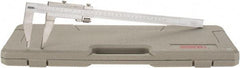 SPI - 0 to 300mm Stainless Steel Vernier Caliper - 0.02mm Graduation, 75mm Jaw Depth, 0.04mm Accuracy, Includes NIST Traceability Certificate - Eagle Tool & Supply
