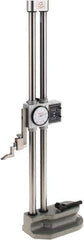 SPI - 18" Stainless Steel Dial Height Gage - 0.001" Graduation, Accurate to 0.002", Dial and Counter Display - Eagle Tool & Supply