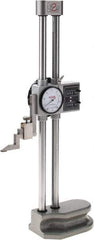 SPI - 12" Stainless Steel Dial Height Gage - 0.001" Graduation, Accurate to 0.0015", Dial and Counter Display - Eagle Tool & Supply