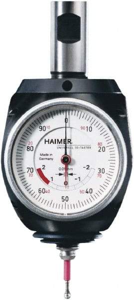 HAIMER - Positioning Indicators Type: Dial Positioning Indicator Point Diameter (mm): 20.00 - Eagle Tool & Supply